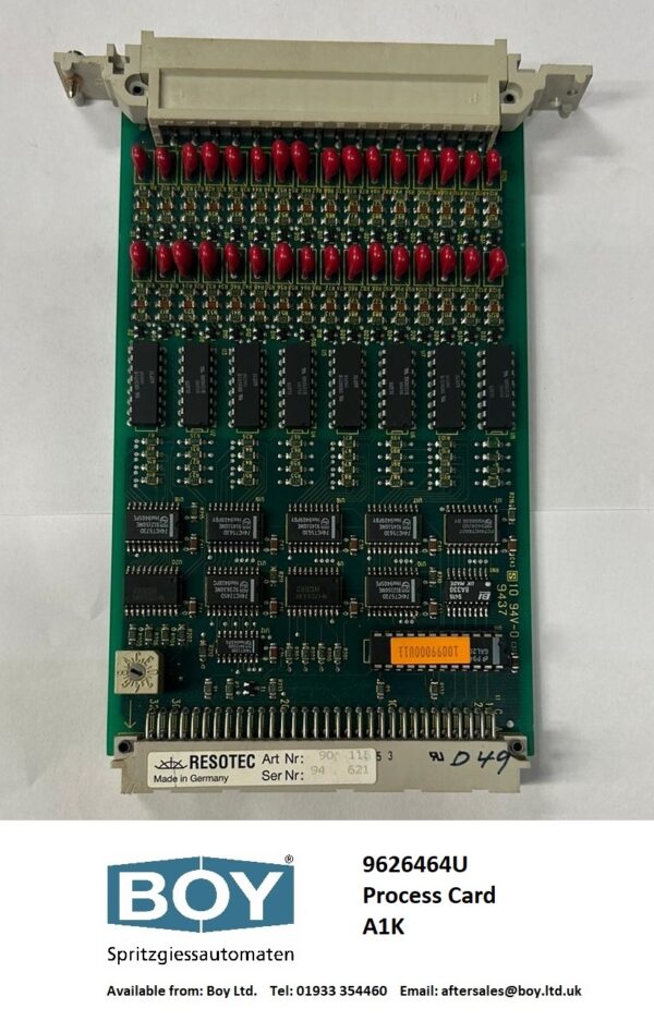 BOY A1K Process card