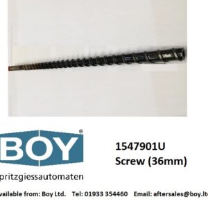 Used Screw 36mm for Thermoplastic